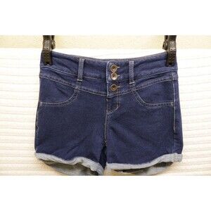 American Heritage Size 12 Denim Shorts 3 Button Stretch Quality Western Short